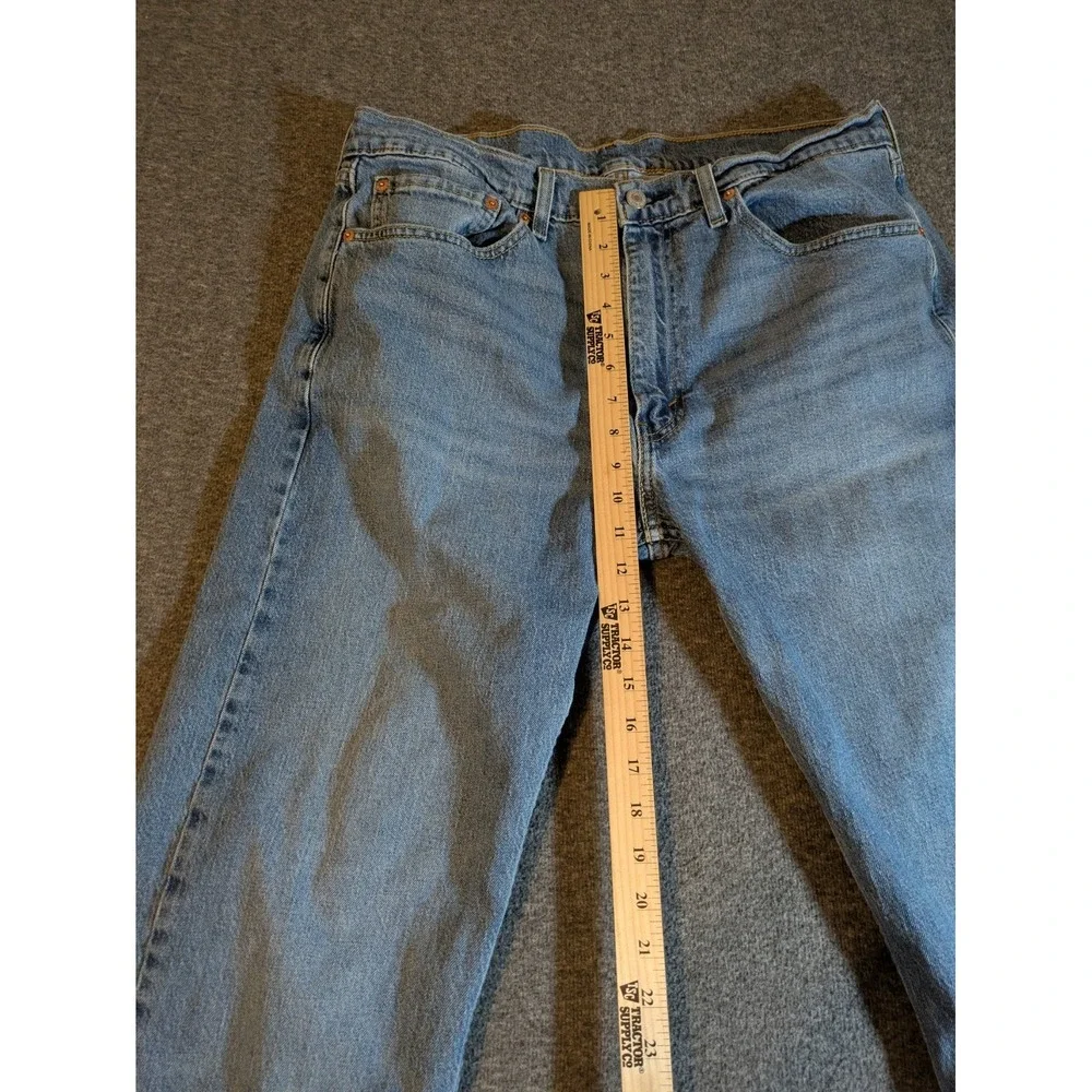 VTG Levis 505 Jeans Mens 36x32 Straight‎ Regular Light Wash Red Tag 90s